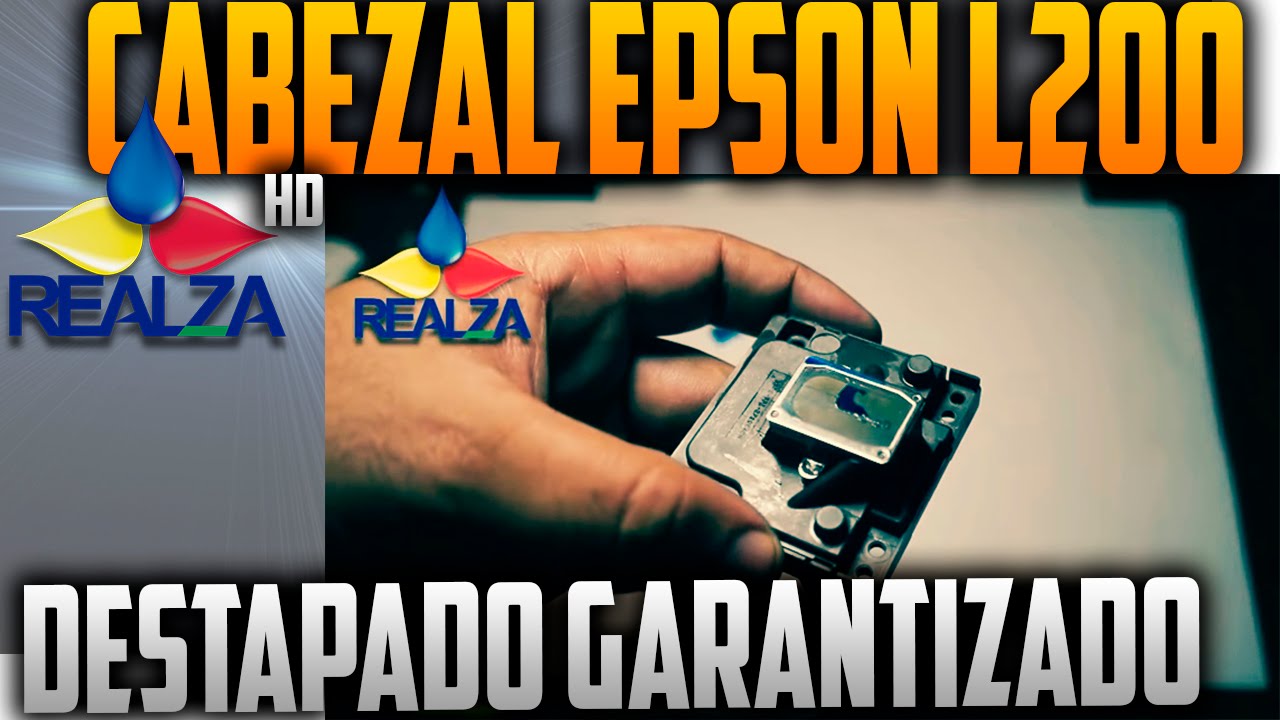 destapando cabezal impresora l200 parte 2