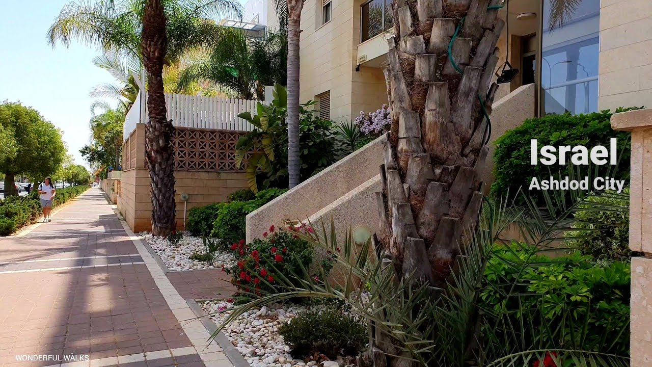 Ashdod City, Beautiful Walk around the city, Israel