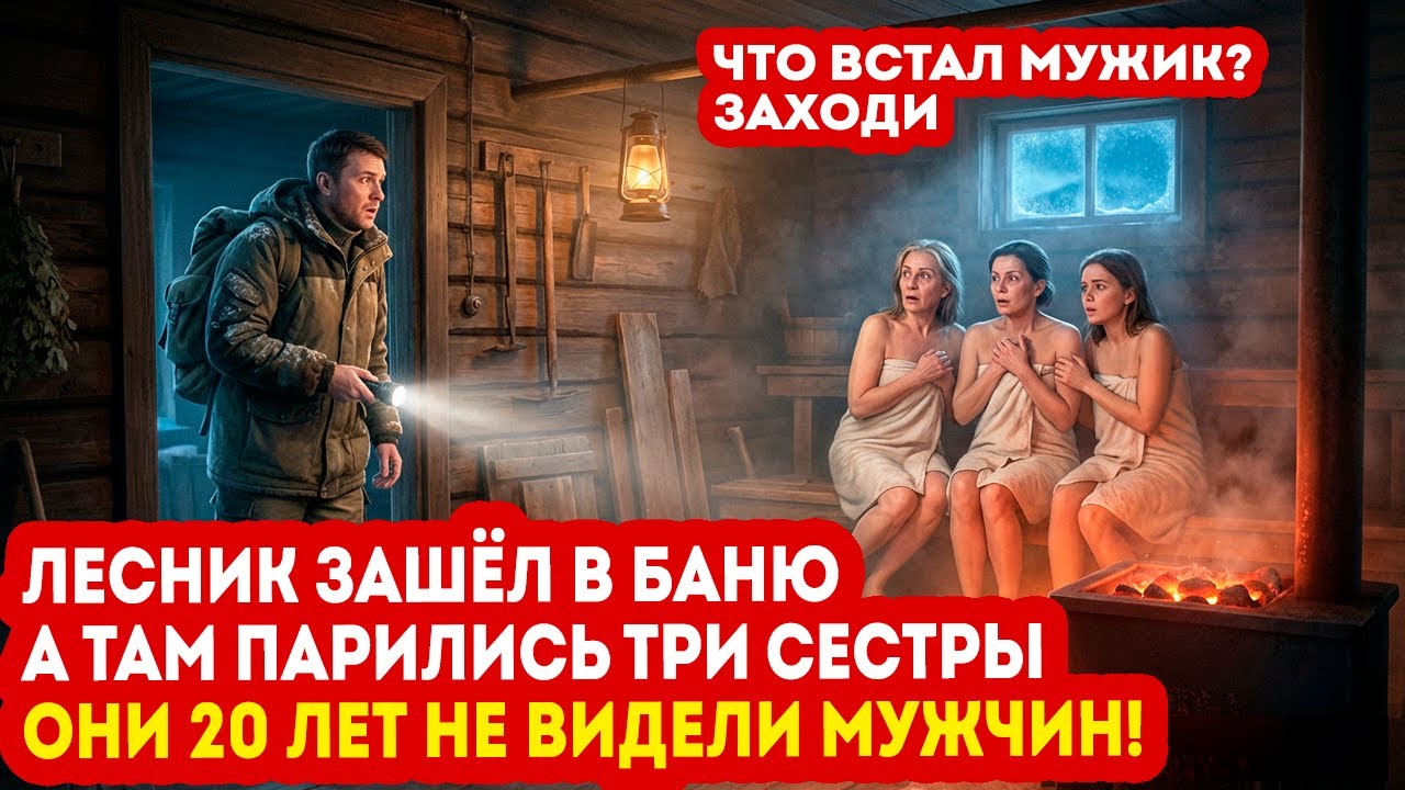 Лесник Зашёл в Баню в Глухой Деревне... Там ПАРИЛИСЬ ТРИ СЕСТРЫ, Которые 20 ЛЕТ НЕ ВИДЕЛИ МУЖЧИН!