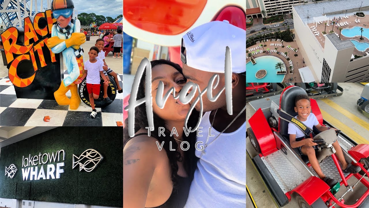TRAVEL VLOG | PANAMA CITY BEACH FAMILY VACATION 2021 | RACE CITY | PIER PARK | DESTIN OUTLET