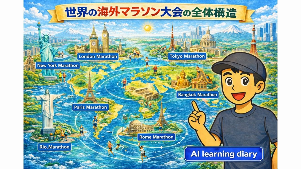 【海外マラソンシリーズ】世界の海外マラソン大会の全体構造｜無数の42.195kmを“5つの価値”で整理する