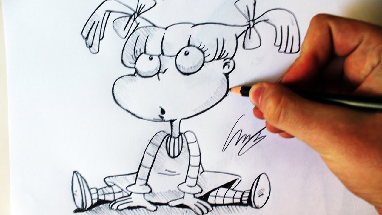 Como Desenhar a Angelica Pickles [RUGRATS] - (How to Draw Angelica) - SLAY DESENHOS #341