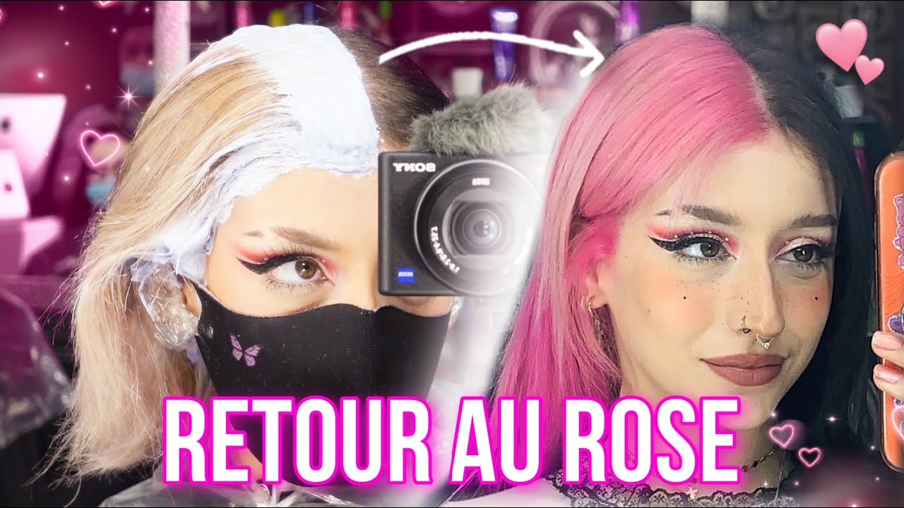JE RETOURNE AU ROSE + ON REFAIT MES RACINES IMMONDES (enfin)