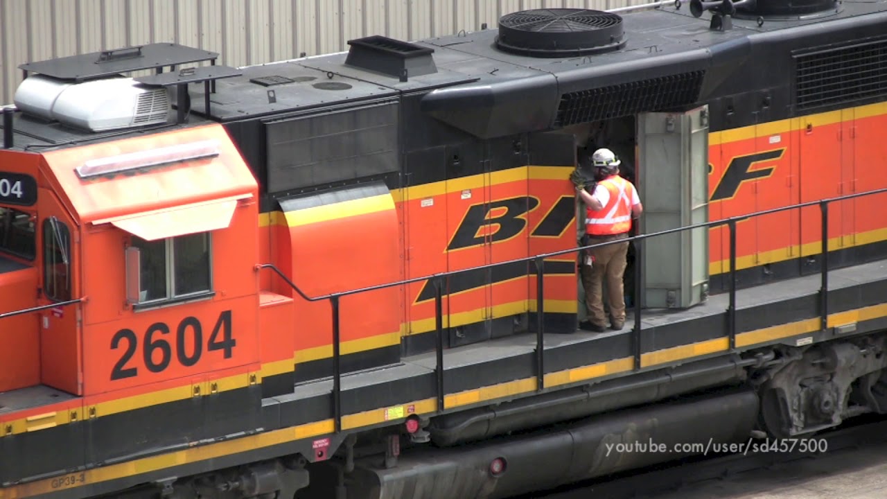 BNSF EMD Load Test -Raw power and run 8- Northtown Yard