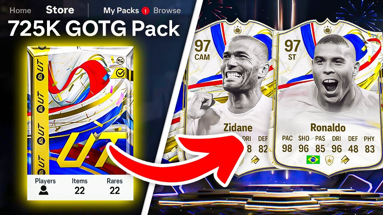 725K GUARANTEED GREATS OF THE GAME PACKS! 😳 FC 24 Ultimate Team