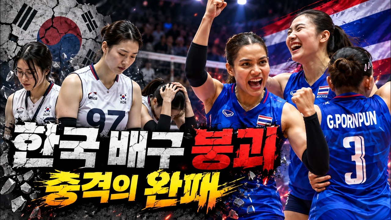 &ldquo;이렇게까지 무너질 줄은 몰랐다&rdquo; 대한민국 여자배구, 태국에 0-3 충격 완패&hellip; 동메달마저 놓쳤다｜2026 아이치&middot;나고야 아시안게임 여자배구 동메달 결정전