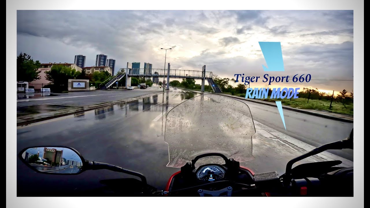 Tiger Sport 660 | Rain Modu | Yağmurda Sürüş