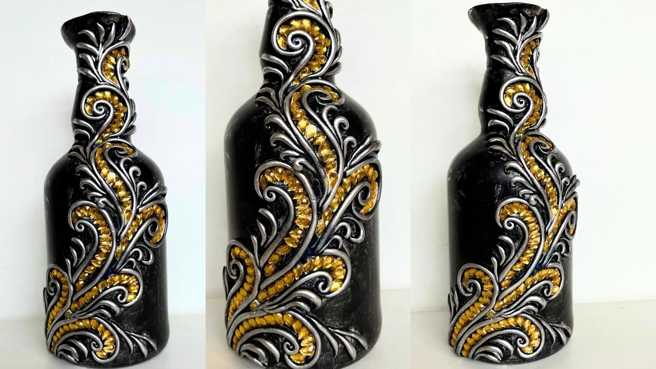 DIY Vase / Convert Bottle into Vase