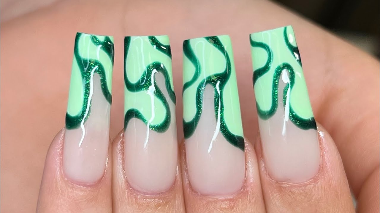 Easy Abstract Nail Art | Gel-X