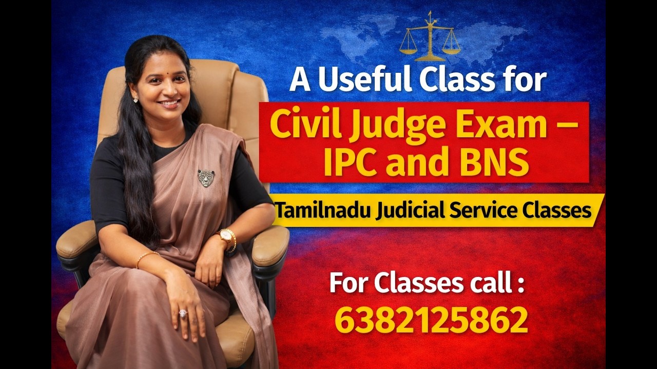 A useful class for Civil Judge Exam   IPC and BNS