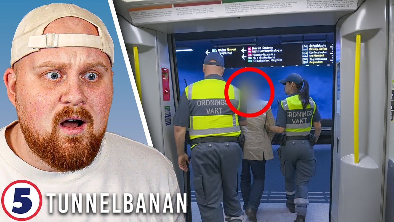 Reagerar på Aggressivt BRÅK i tunnelbanan BALLAR UR! | Tunnelbanan #2