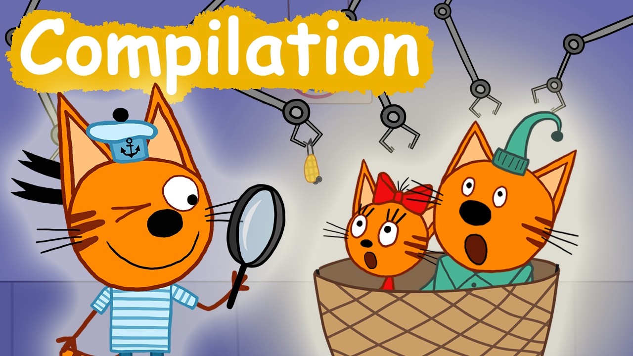 La Famille Chat | Compilation des &eacute;pisodes | Dessins anim&eacute;s pour enfants