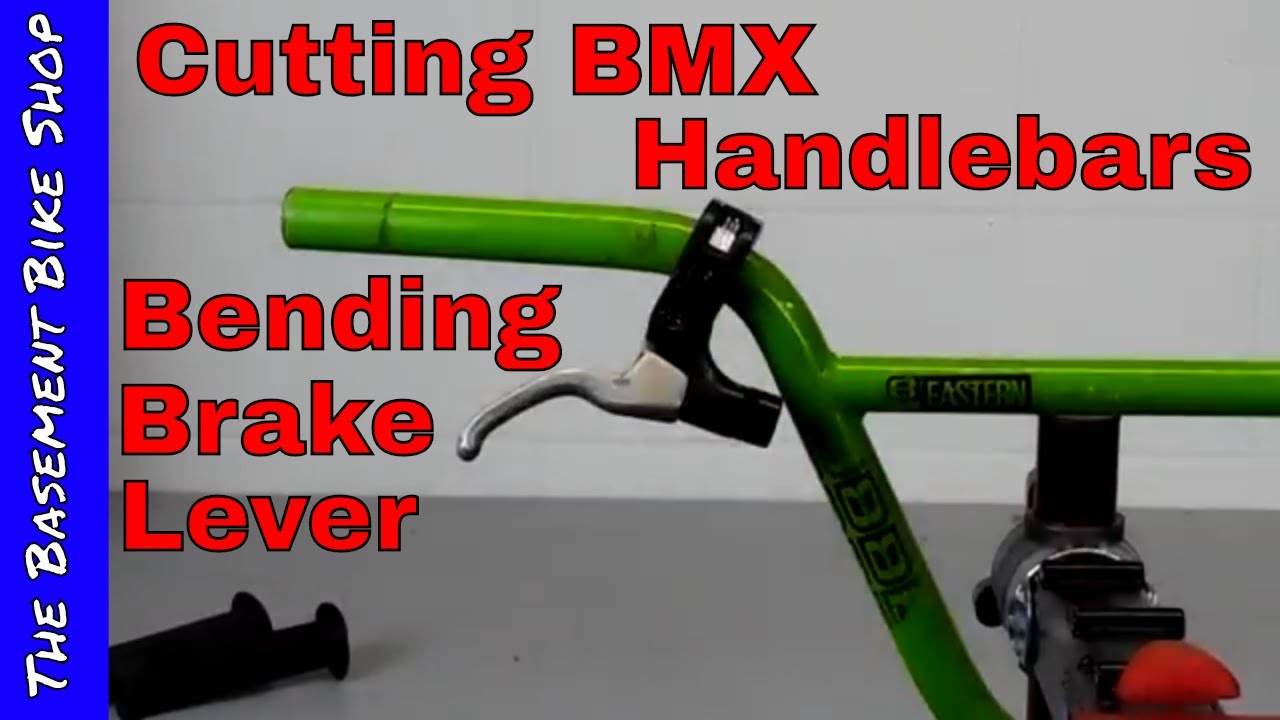 Cutting BMX Handlebars and Bending Your Brake Lever- Step by Step