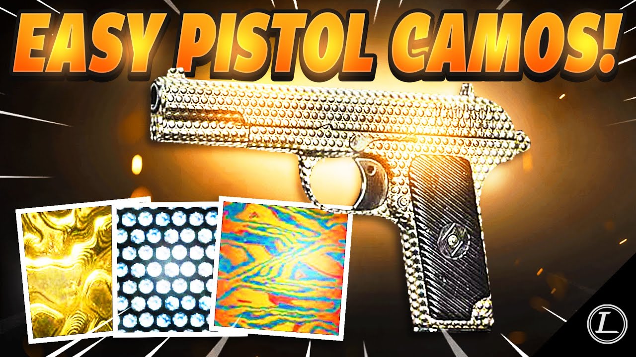 HOW TO GET ALL PISTOLS GOLD! ( FASTEST METHOD ) Vanguard Easy Diamond Pistols - Atomic Camo Guide