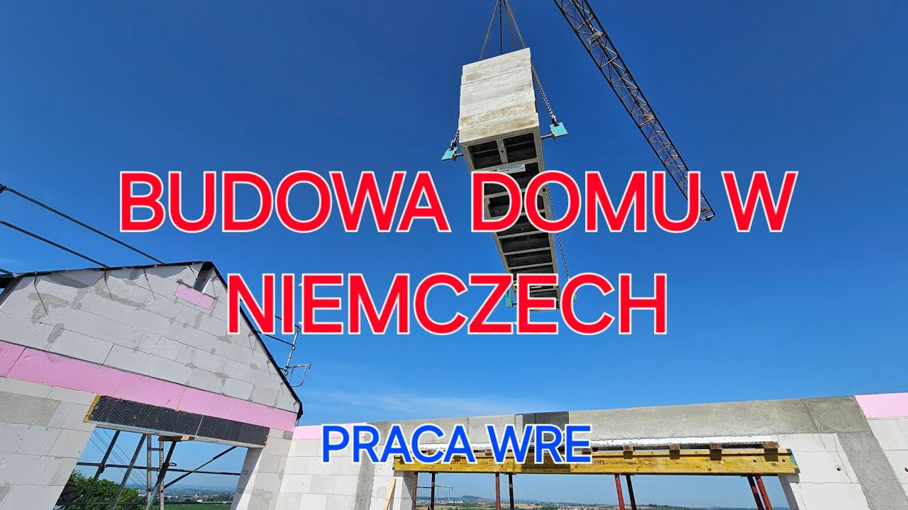 BUDOWA DOMU W NIEMCZECH #niemcy #beton #emigracja #praca #laser #budowanie