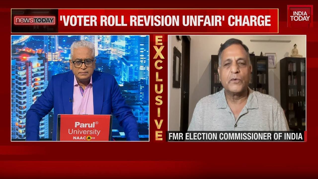 Former Election Commissioner Weighs In On Bihar Electoral Roll Revision Controversy