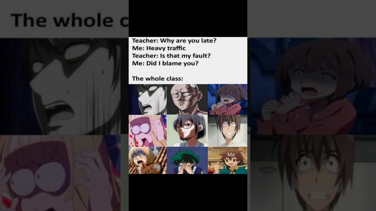 Anime memes that are dank🤣|Anime edit video