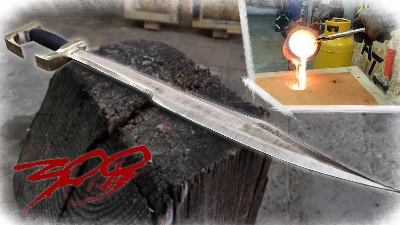 Forging a Spartan Bronze Age Sword (300 MOVIE)