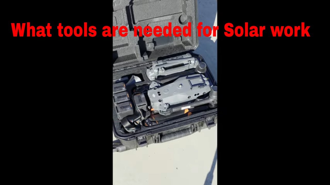 Solar Work Tools #recoveryonedrone  #dronebusiness