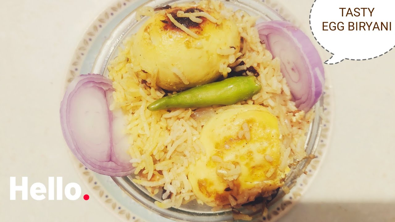 ఇంట్లో నే రుచికరమైన ఎగ్ బిర్యానీ చేయడం ఎలా? # HOW TO COOK TASTY EGG BIRYANI 😋