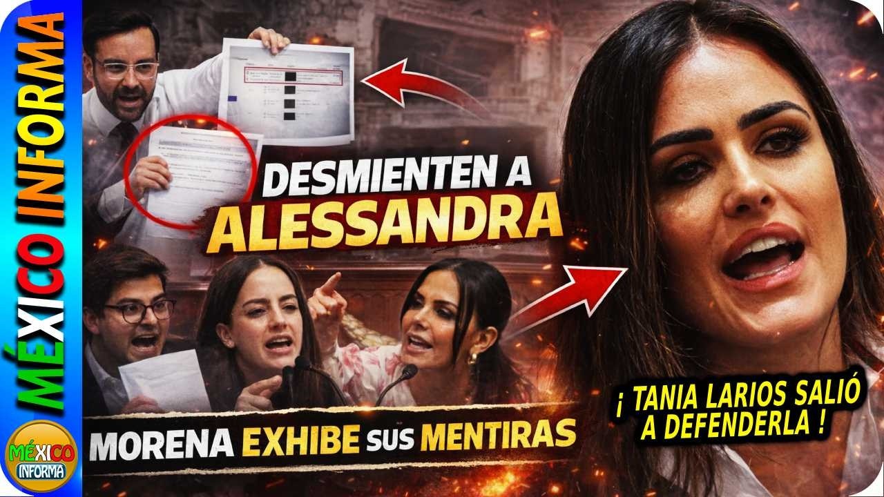 SE LE VIENE LA NOCHE A ALESSANDRA. LE SACAN LOS DOCUMENTOS EN PLENA SESIÓN. TANIA LARIOS LA DEFIENDE
