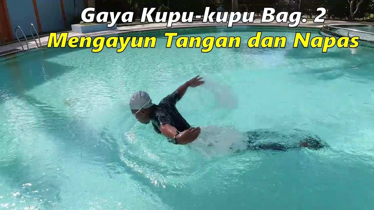 2020 - Renang Gaya Kupu-kupu untuk Pemula - Bagian 2 (tangan dan napas)