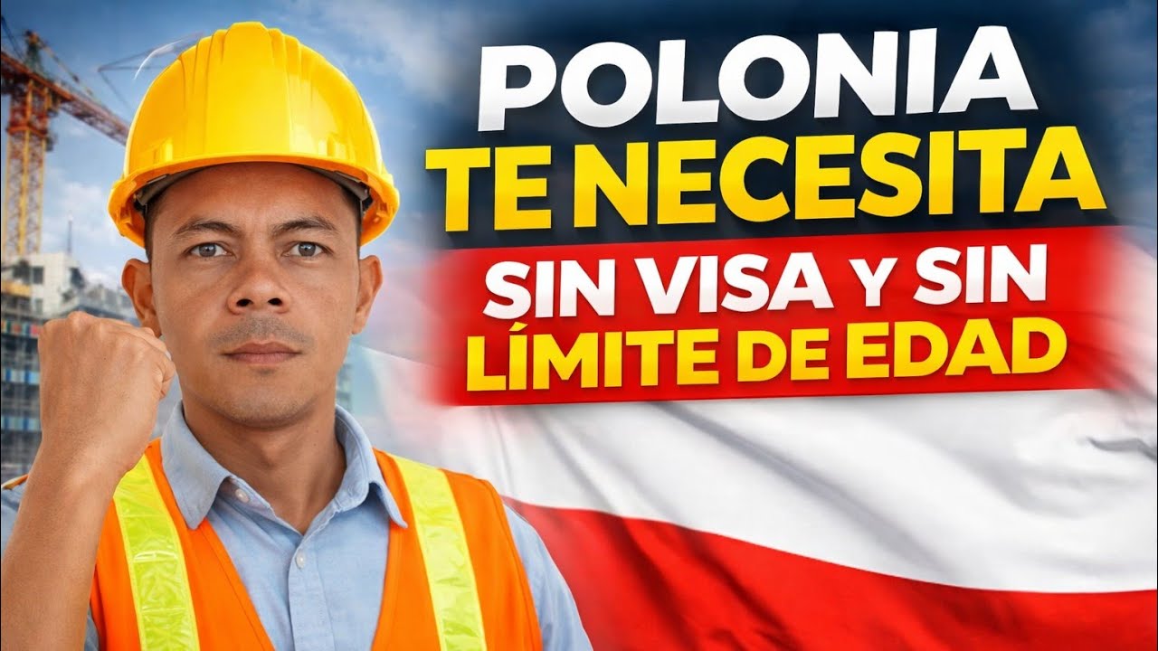 POLONIA te NECESITA busca EXTRANJEROS para TRABAJOS sin IMPORTAR TU EDAD