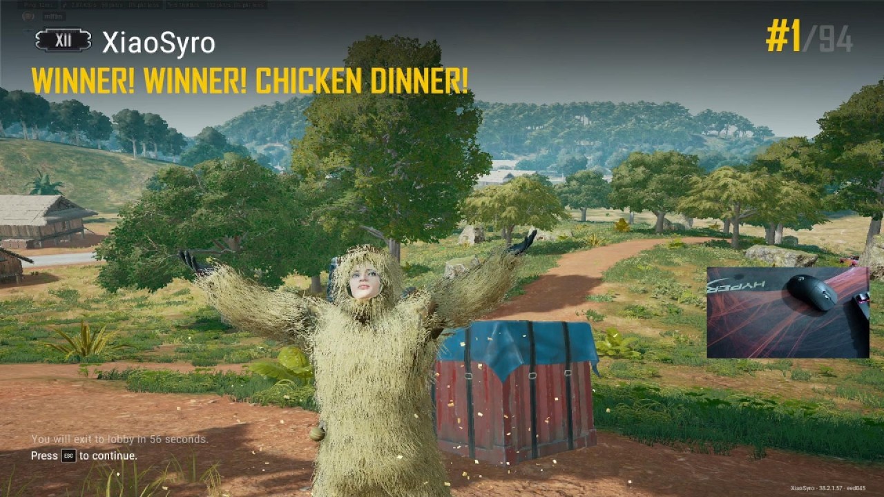 PUBG WINNER CHICKEN DINNER SANHOK SOLO 14 KILLS!!!