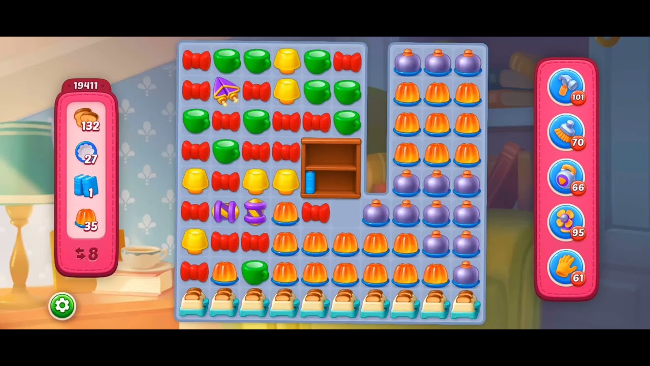 Homescapes Level 19411 Super Hard (No Boosters)