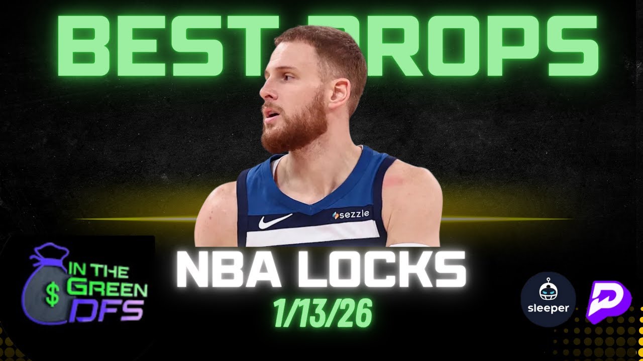 BEST NBA PROPS TODAY | BEST 5 BETS | TUESDAY 1/13/26 | BONUS BET 🔥