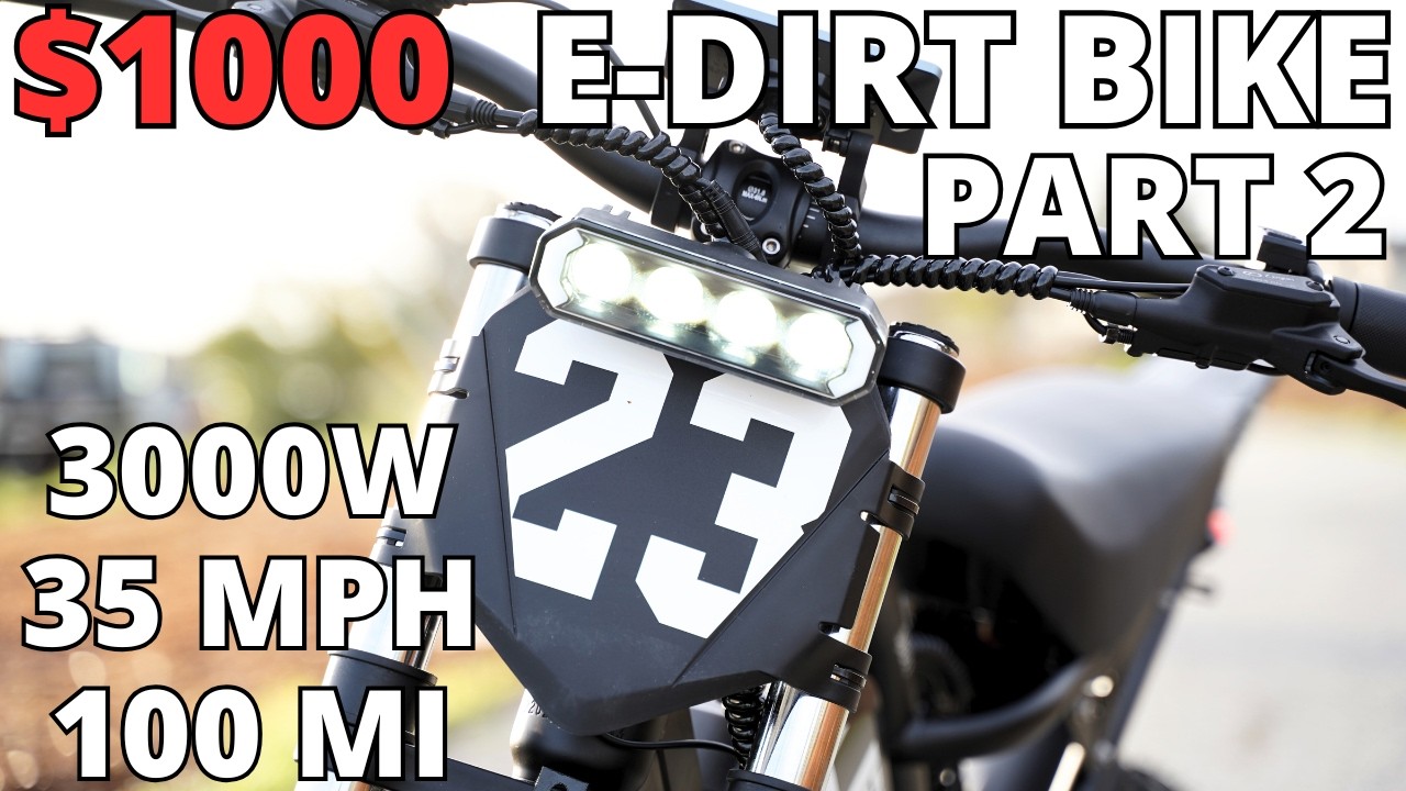 Электрический внедорожный мотоцикл Hikeep K6S мощностью 3000 Вт, часть 2 &mdash; Тестирование максималь...