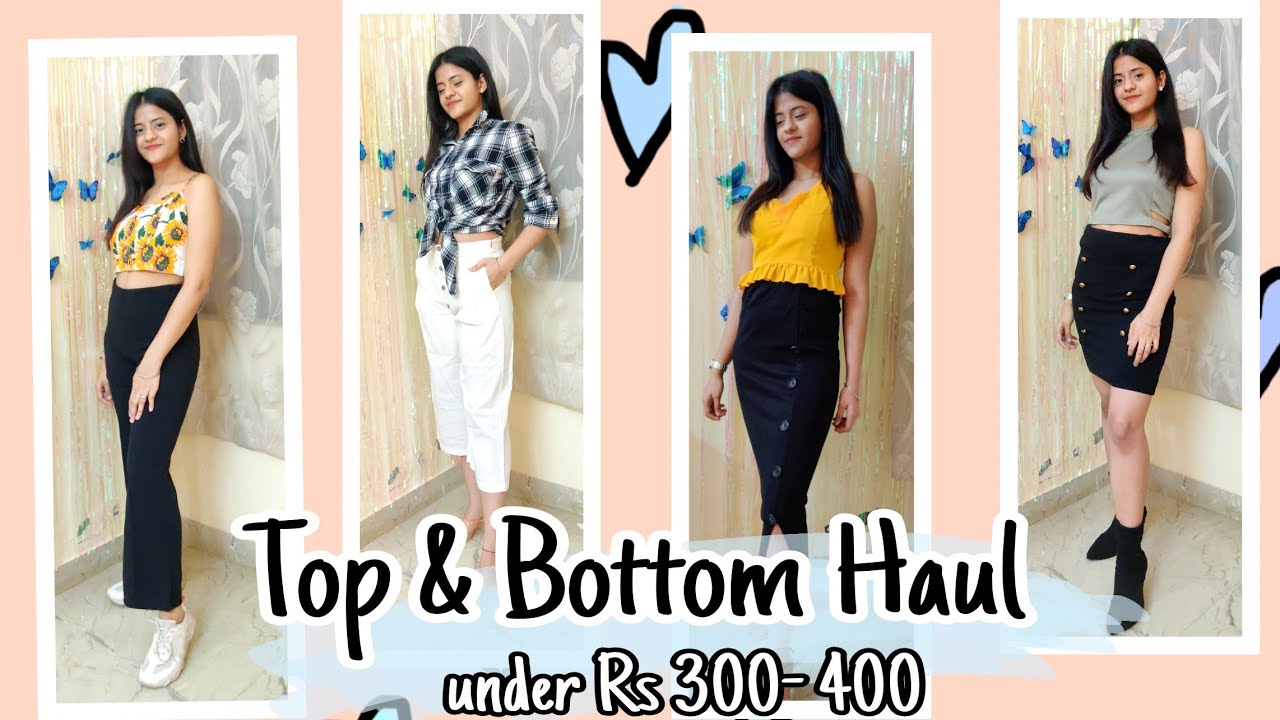 ||Meesho Top & Bottom Haul || Rs 200-400| Tryon & Review| Affordable Bottom wear|#meesho#top#bottom