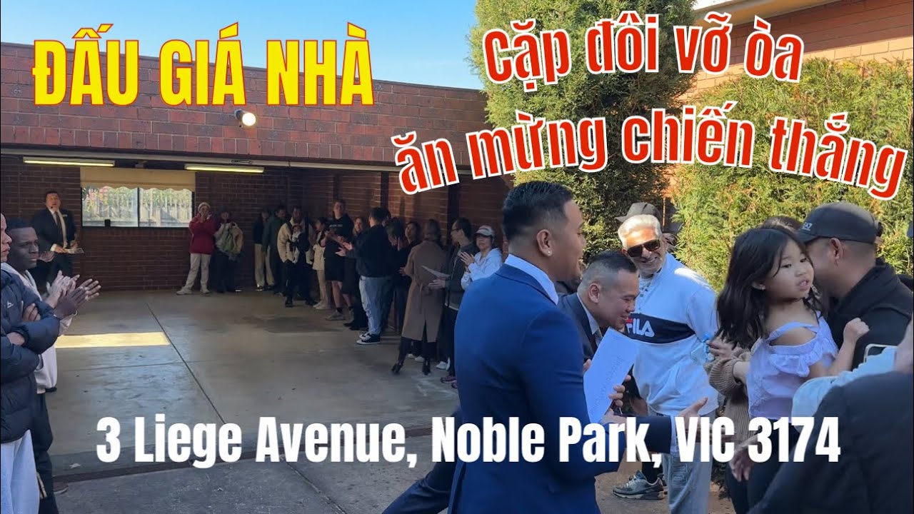 138. Cặp đôi trẻ vỡ òa ăn mừng chiến thắng căn nhà xứng đáng tại vùng Noble Park Melbourne