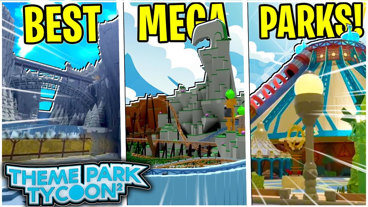 *ЛУЧШИЕ* мегапарки в Theme Park Tycoon 2! — Американские горки Minecraft, Космическая гора и МНОГ...