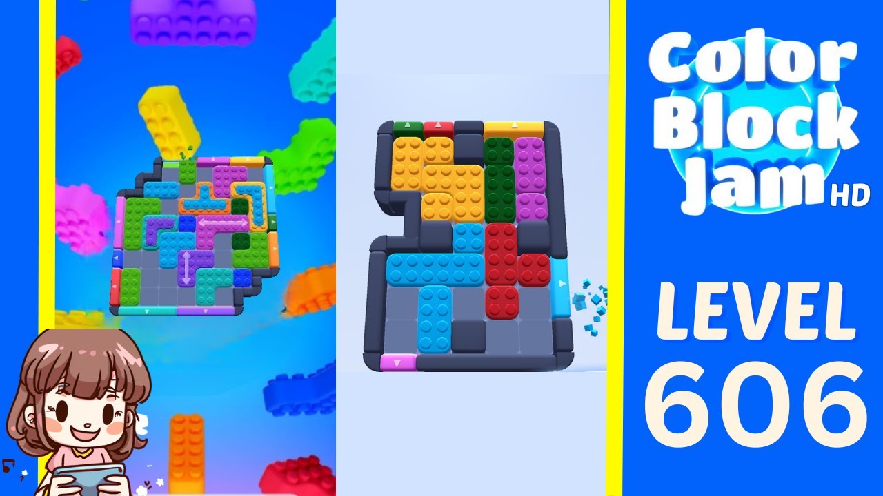 Color Block Jam Level 606 Solution Walkthrough