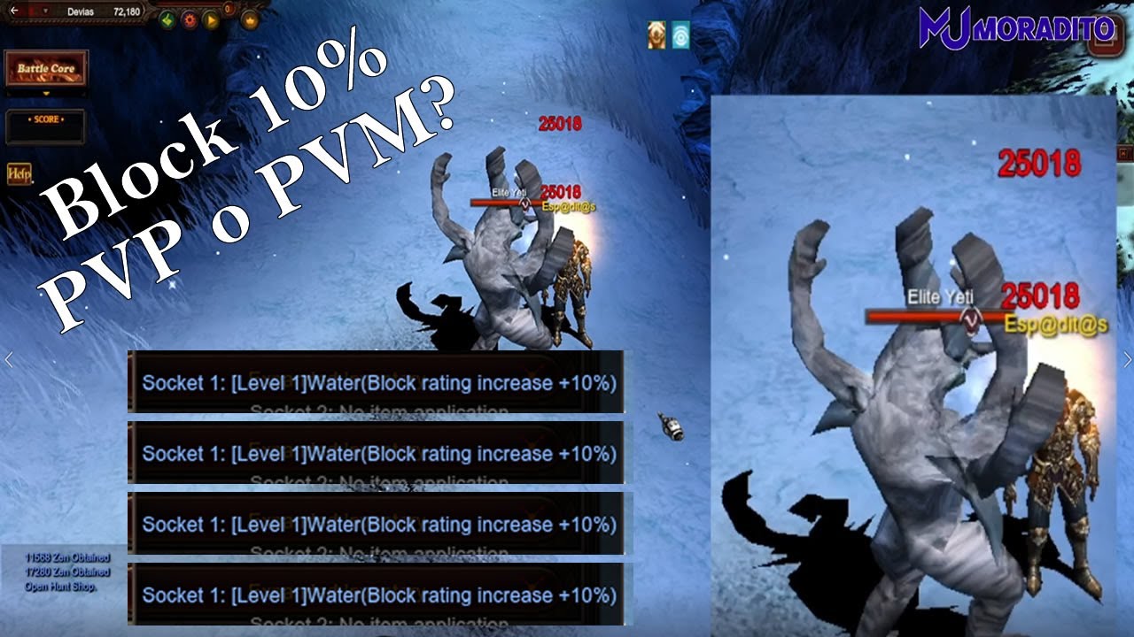 Guia Block rating increase 10 Mu Online 2023 MuMoradito