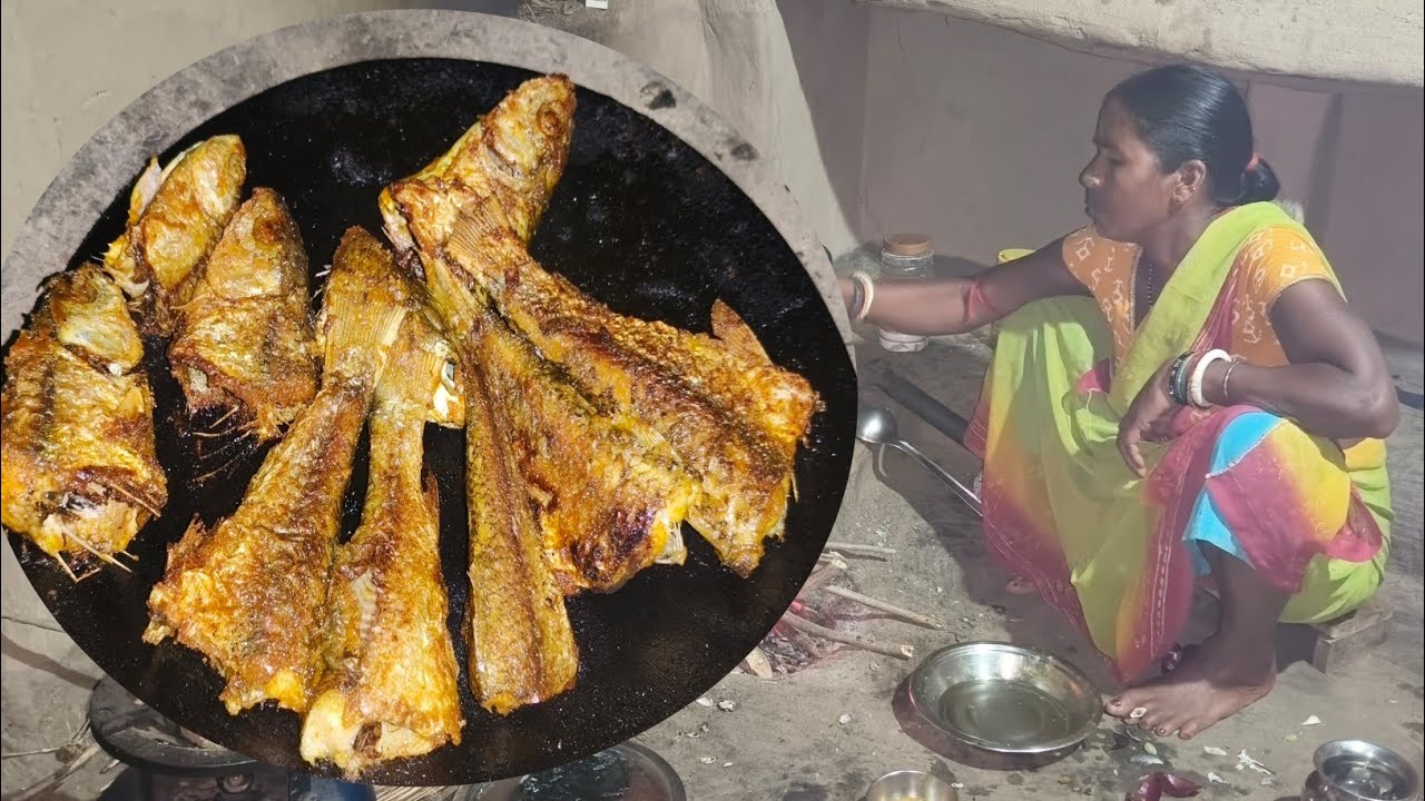 Village Style Fish Fry | Traditional Wood Fire Cooking | Authentic Rural Kitchen