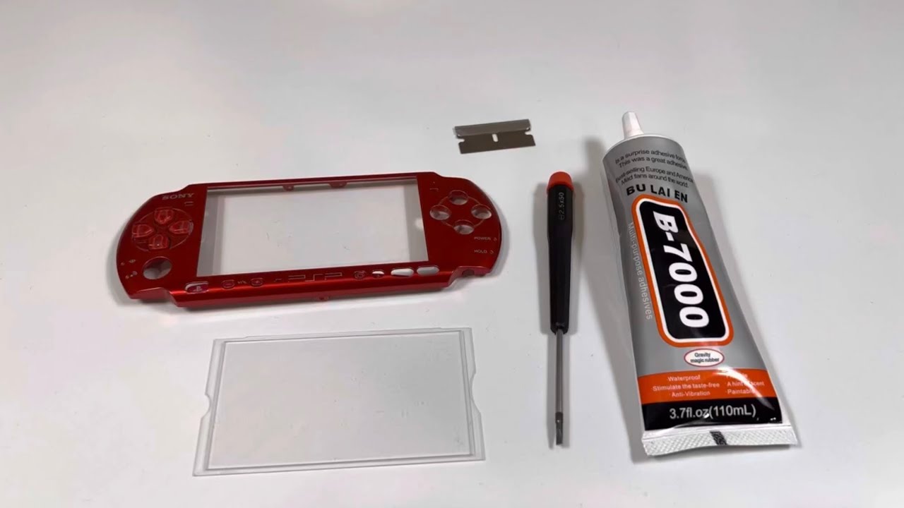 Replacing a Lens on a Sony PSP Faceplate