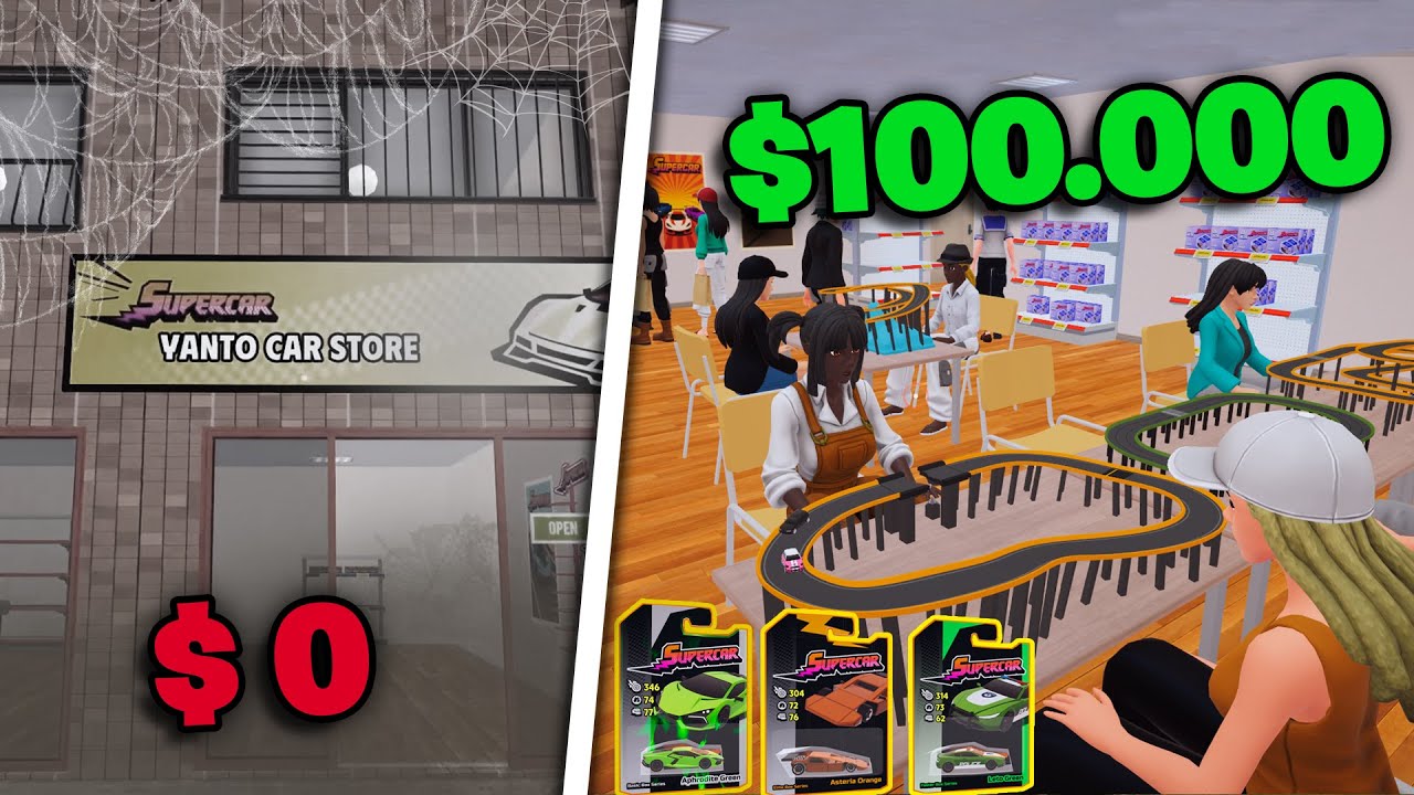 Gua Jualan HOT WHEELS Dari MISKIN Sampai Punya $100.000 Di Supercar Collection Simulator