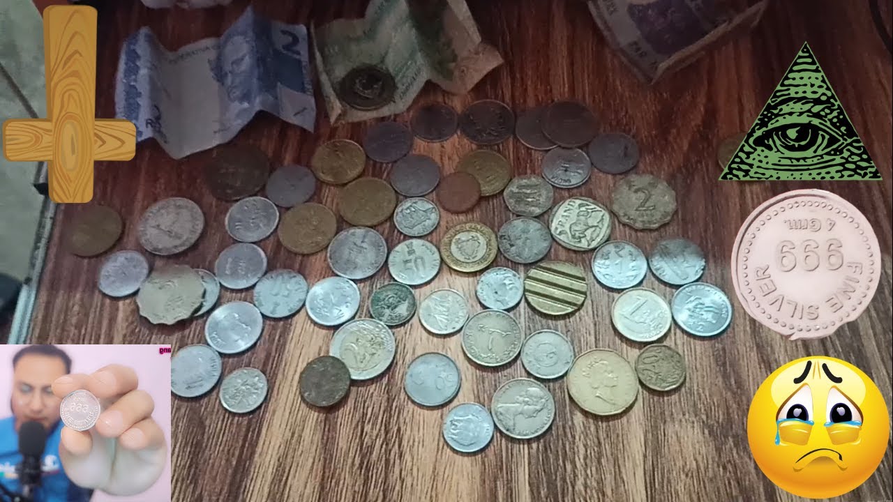 My Coin Collection From Different Countries And 666 Coin😱