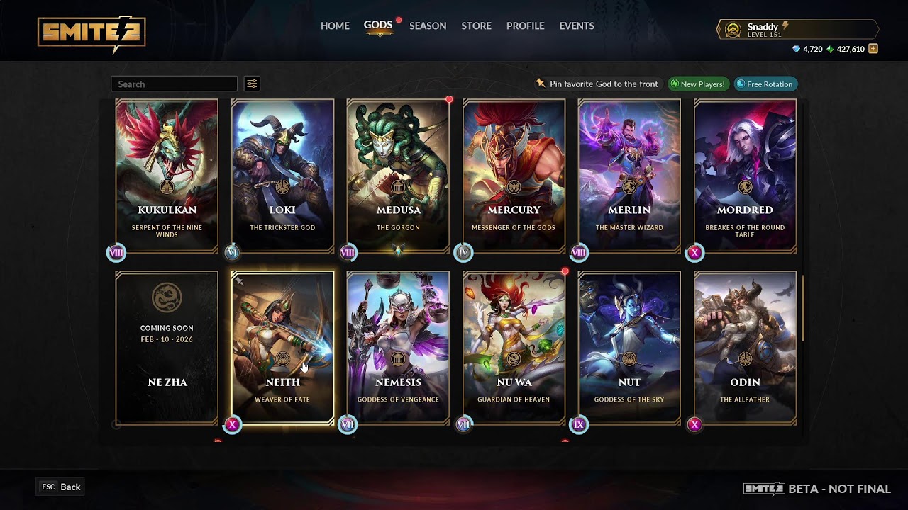 DEITY RANKED