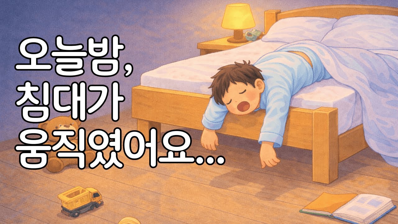 밤마다 움직이는 침대 | 잠버릇 동화 | 오늘을 접는 이야기