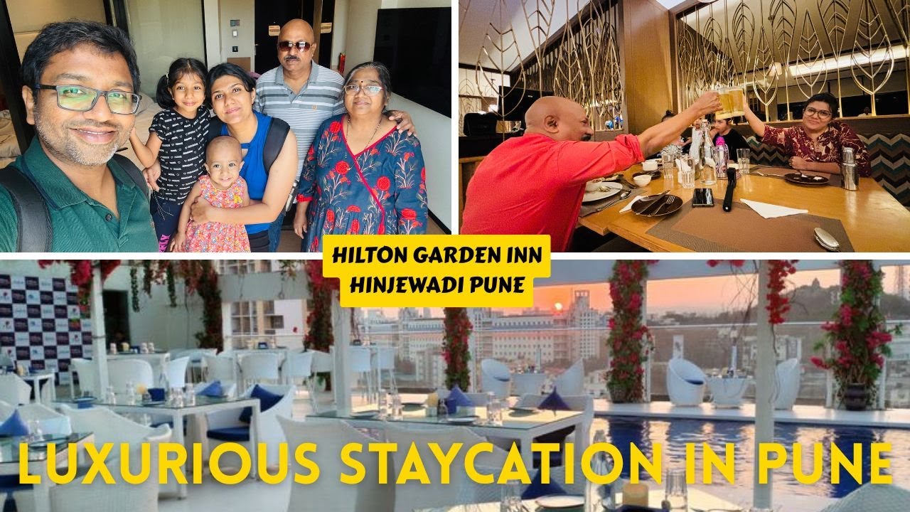 VLOG54 | Hilton Garden Inn Hinjewadi Pune | Роскошный отдых в честь 8-й годовщины | Проживание + ...