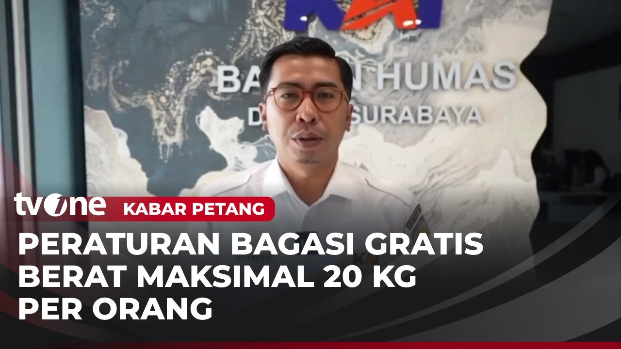 Pengumuman! Penumpang Wajib Patuhi Aturan KAI Soal Bagasi | Kabar Petang