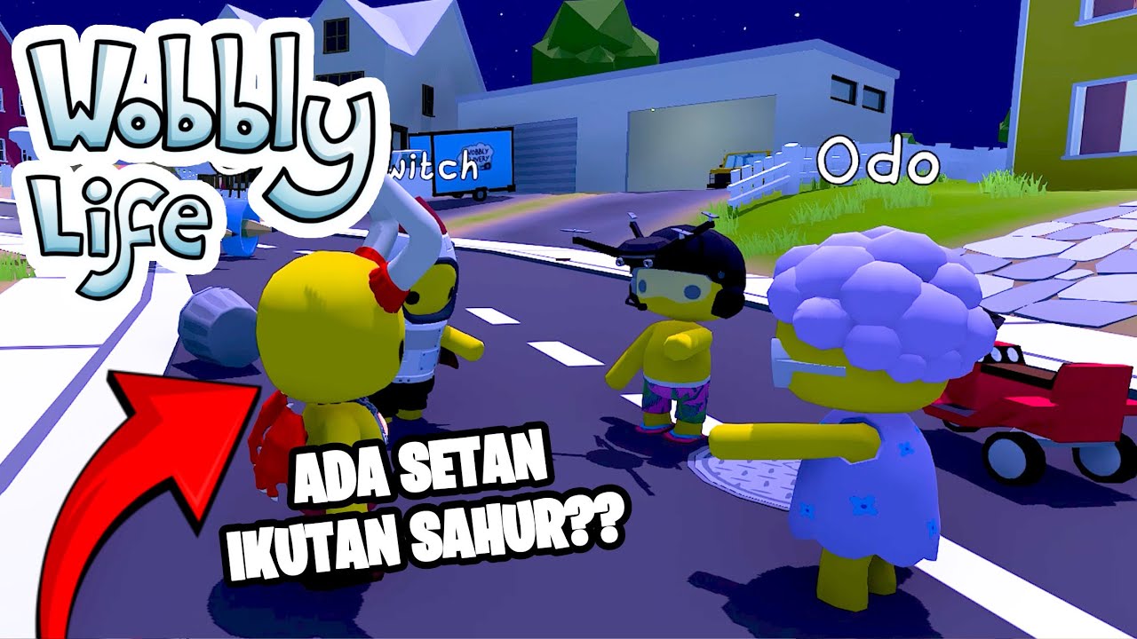 KITA 4 FATHER SAHUR BARENG DAN LOMBA PARKOUR DI BULAN PUASA DI WOBBLY LIFE!!