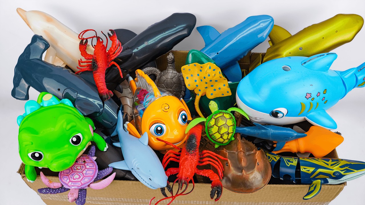 Toy asmr 🐞 ZURU Robo Alive RC Whale, Little Turtle, Dolphin, Insect Toys ASMR | Satisfying Unboxing