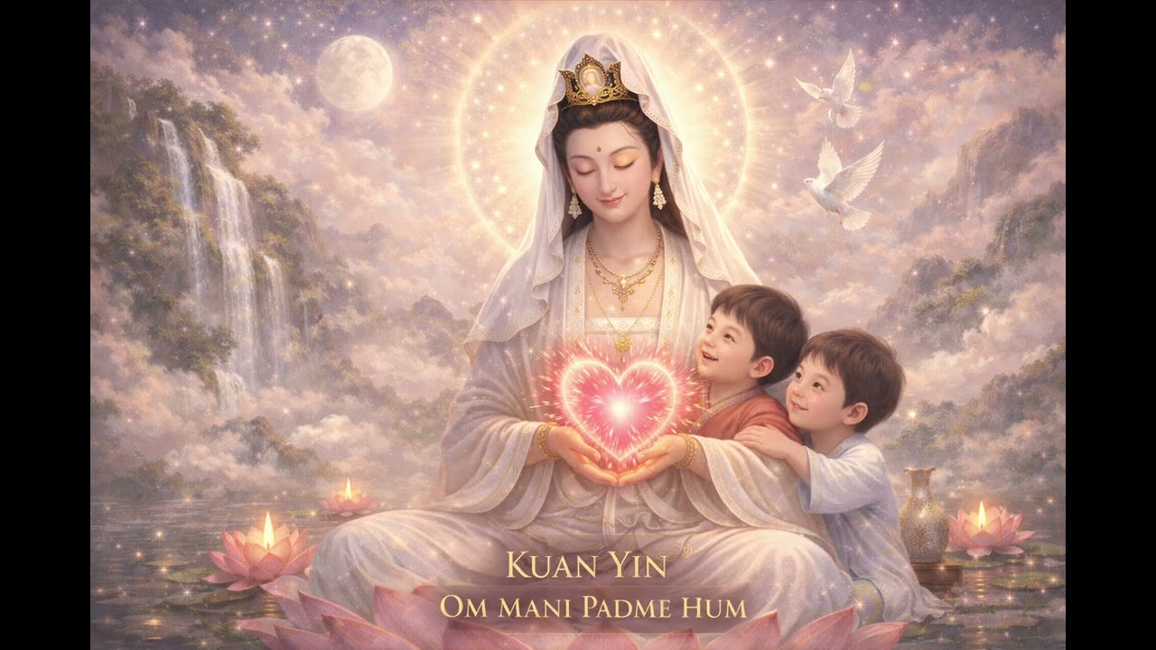 💗 Expansão do Coração com Kuan Yin | Om Mani Padme Hum para Amor e Cura Emocional