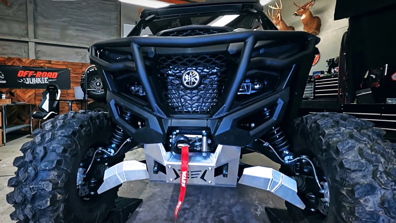 How to Install a Front Brush Guard on a 2025 Yamaha RMAX4 | Step-by-Step Guide | FISHER’S OFF-ROAD