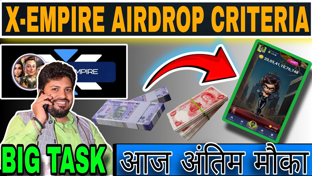 X-EMPIRE 2 BIG TASK FOR AIRDROP !! X-EMPIRE LAST DATE FOR AIRDROP !! X-EMPIRE EXCHANGE LISTING NEWS