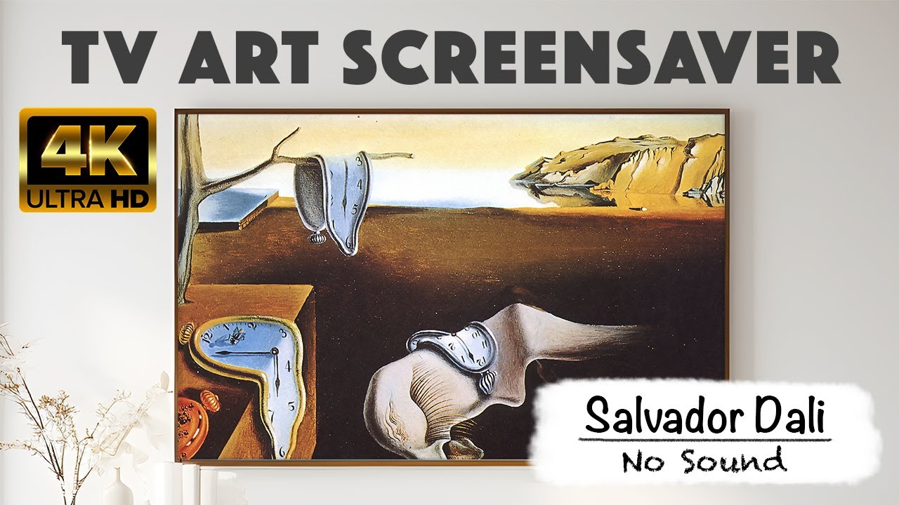 Stunning Surrealist Art of Salvador Dali | 4K Art Screensaver for TV | 2 Hours, No Sound